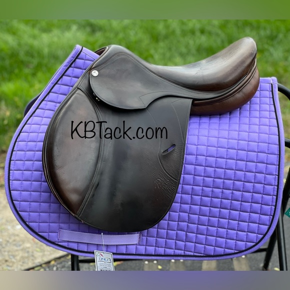 Lavender PRI all purpose English jumping saddle pad - Picture 1 of 1